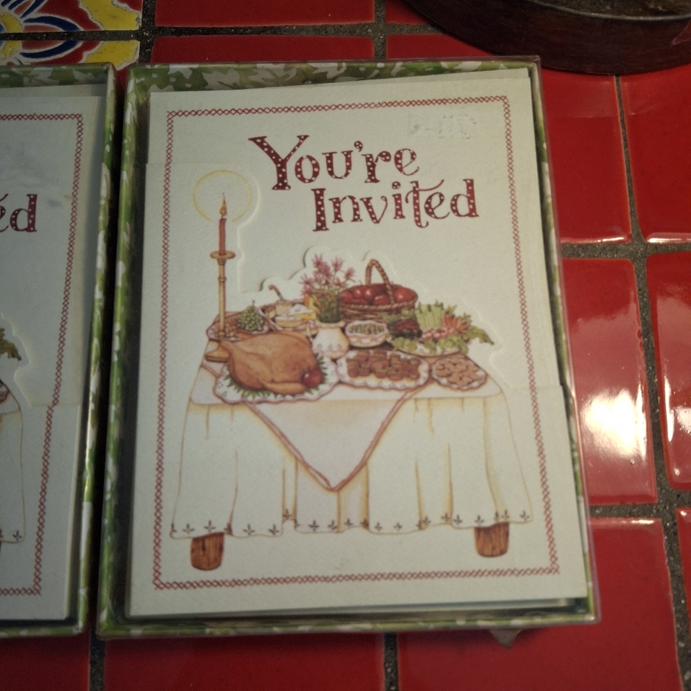 Susan Branch Vntg You're Invited 16 Party Invitations & Envelopes Vntg 1996 NEW - Picture 3 of 10